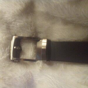 Starbelt by WeatherTech Black Belt w/Silver Buckle (Quick Release Lever)